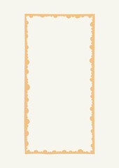 Minimalist trendy abstract frame.  Modern vector template for design.