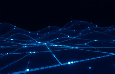 Tech-SenseLinesandParticlesBackground