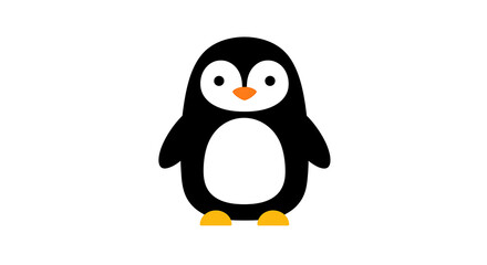 Obraz premium Animal ilustration simple flat vector in white background for design 