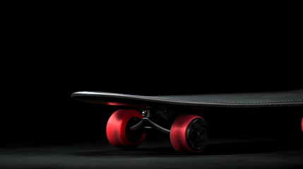 Close Up View Of Modern Longboard
