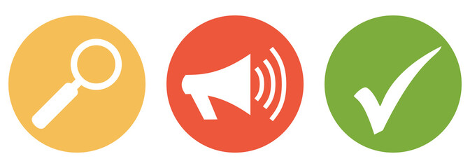 Benachrichtigung oder Promotion suchen und finden - Button Banner