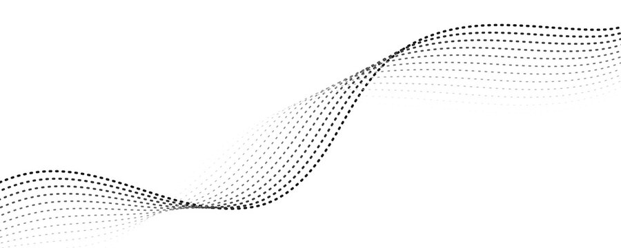 abstract dotted wave background