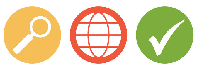 Global suchen und finden - Button Banner