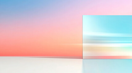 A serene abstract image featuring soft pastel colors that evoke tranquility and calmness, ideal for use in modern design projects.