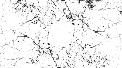 old cracked Texture Ground cracks top view, earthquake cracking holes, soil dry crack transparent background 