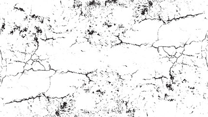 Vector the cracks texture transparent background 