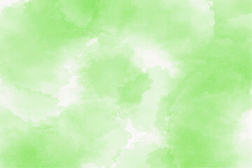 Watercolor green background. Vibrant green watercolor background with abstract fluid texture for design and branding.