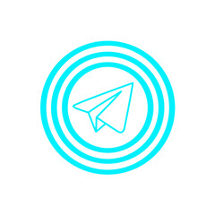 Paper plane icon