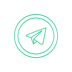 Paper plane icon