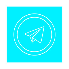 Paper plane icon