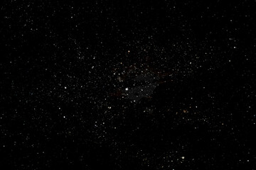 Space star shape sky night background, black starry cosmos abstract pattern dark blue science,...