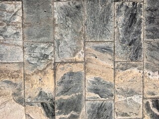 Textured Stone or Tile Wall with Natural Variations