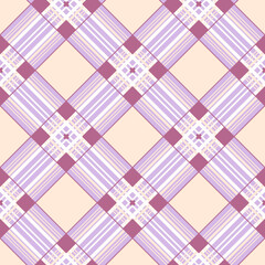 Vector - squares scottish style seamless pattern.