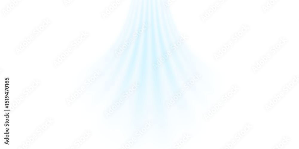 Fototapete air flow set of vector elements on a white background. abstract light effect blowing from an air con