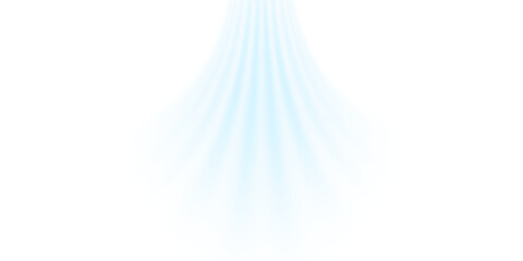 Air flow set of vector elements on a white background. Abstract light effect blowing from an air conditioner, purifier or humidifier. Dynamic blurred flow motion