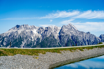 Großer Asitz und Berge in Leogang zum Wandern und Mountainbike fahren / Österreich / Salzburger...