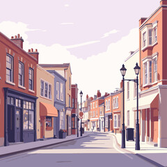 old town street in london