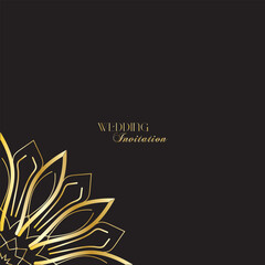 The Gold Mandala Wedding Iinvitation Card 19