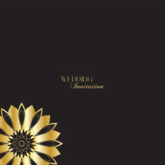 The Gold Mandala Wedding Iinvitation Card 19 © Adin