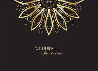 The Gold Mandala Wedding Iinvitation Card 19