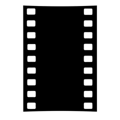 A Classic Film Strip Icon Representing Cinema, Nostalgia, and Memories