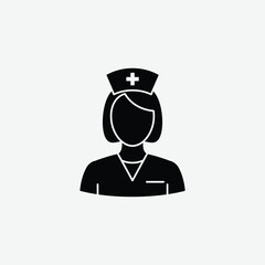 Get professional nurse vector illustrations perfect for clinics, hospitals, and health-themed content.