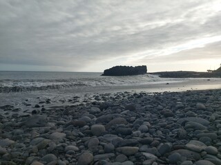 travel, madeira, island, tourism, shore, landscape, sand, sky, clouds, sea, water, peace, waves, destination, beach, nature, love, zen, blue, outdoor