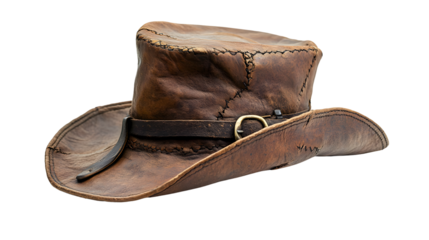 Vintage 15th Century Explorer's Hat Isolated on Tranasparent Background