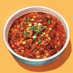 Delicious and Hearty Chili Recipe A Vibrant Bowl of Comfort Food