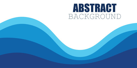 Sea waves layered vector background illustration and sea beach vector illustration.