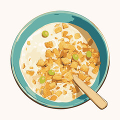 Creamy Cereal with Peas A Delicious and Unique Breakfast Bowl