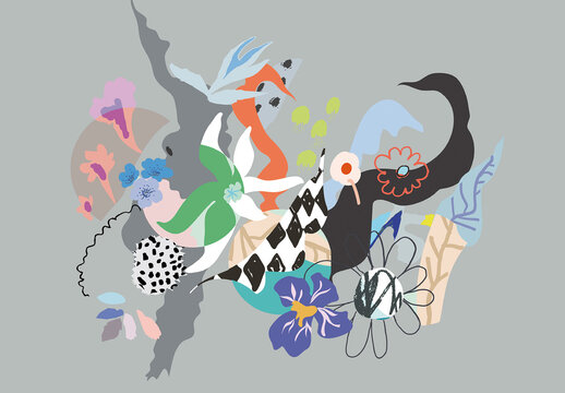Creative Floral Poster Layout