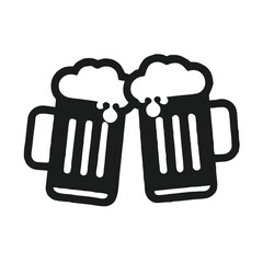 icon, beer, button, bin, vector, glass, symbol,  vector silhutte 