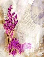 Collage journal page.