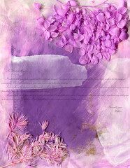 Collage journal page.