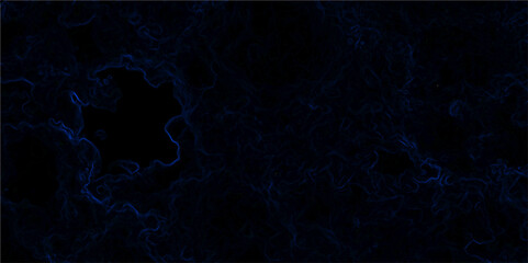 Abstract background with deep black and midnight blue tones, subtle glowing wisps and tendrils of electric blue light. Mysterious, technological, and ominous, energy fields, or galactic phenomena. 