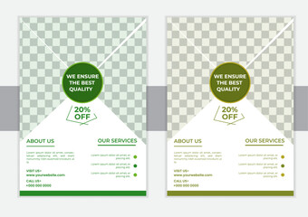 Creative modern fresh clean clear simple agro based flyer or professional agriculture a4 flyer template layout design.Farm, agricultural or garden flyer or agro business flyer template design