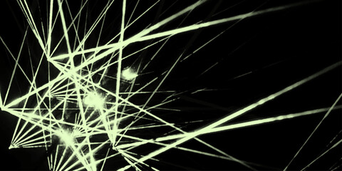 Abstract background with lines Vector abstract futuristic digital landscape with lines, luxury green geometric random chaotic lines. squares and triangle line. 