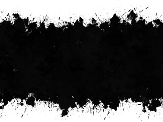 Thick splash brush strokes on black background for thumbnail images	