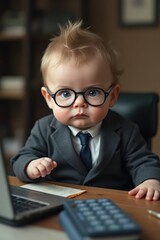 baby ejecutivo y divertido