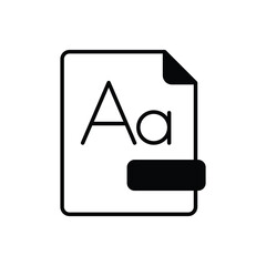 Font Vector icon