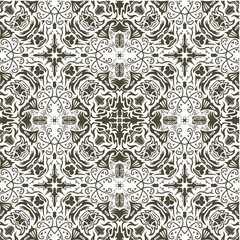 seamless damask pattern