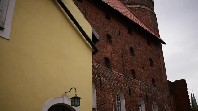 Ordensburg castle in Olsztyn, Poland