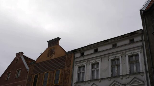 Old town in Olsztyn, Poland