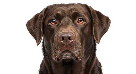 Fototapeta premium Magnificent Chocolate Labrador Retriever Portrait