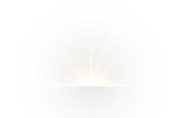 Png shine gold star. light with sparkle effect. Glowing yellow light, magic star sparks.
