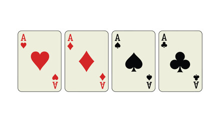 poker card icon vector design template in white background