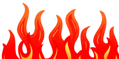 Fiery Flames  A Collection of Vivid Fire Icons and Worksheet Designs