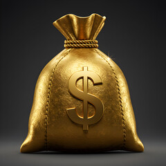 Glimmering Gold: A Luxurious Representation of Wealth and Prosperity