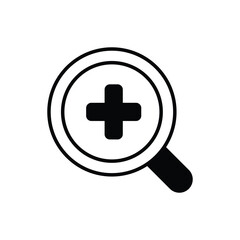 Obraz premium Zoom In Vector icon